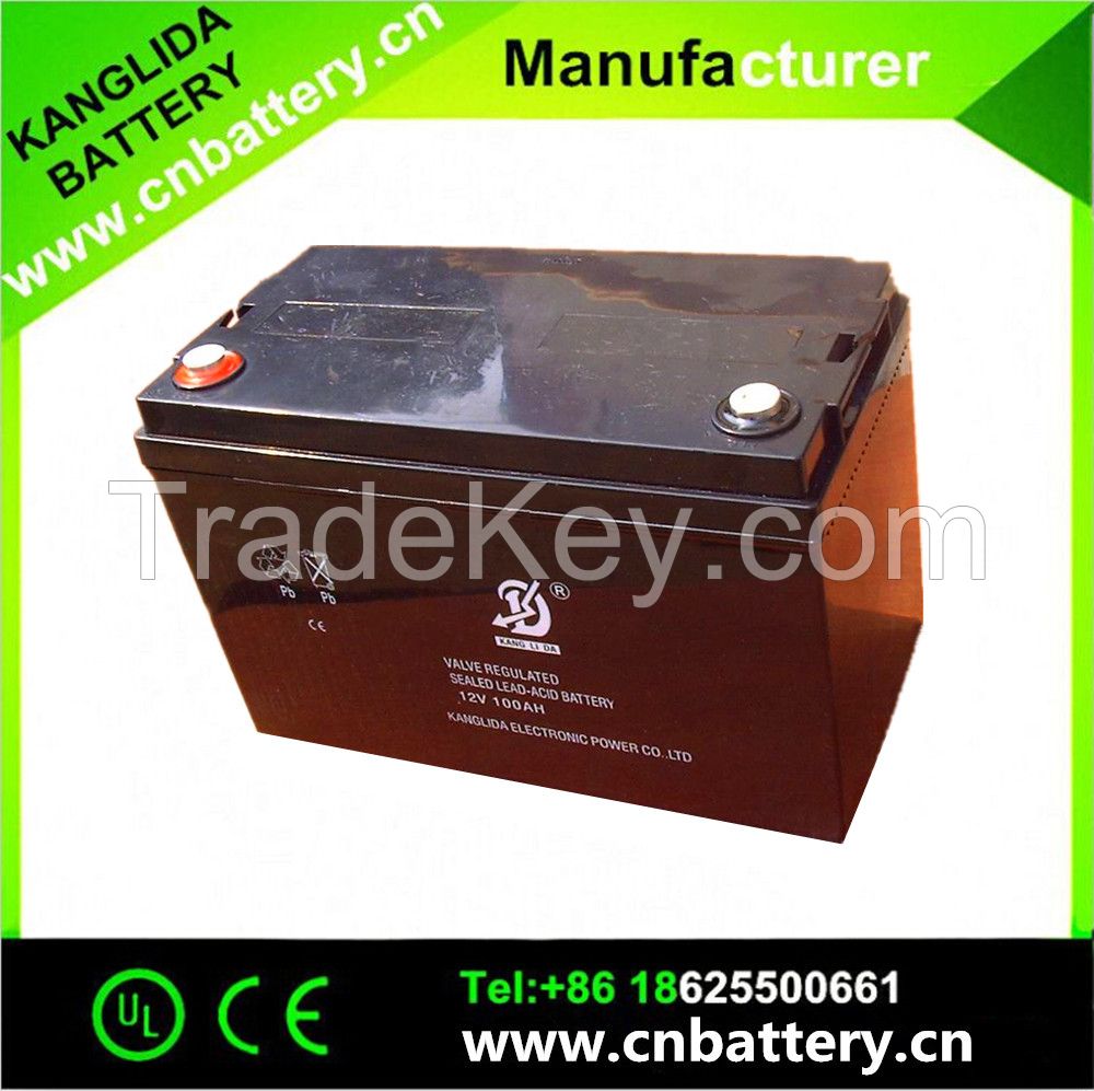 12v100ah lead acid battery for solar panel