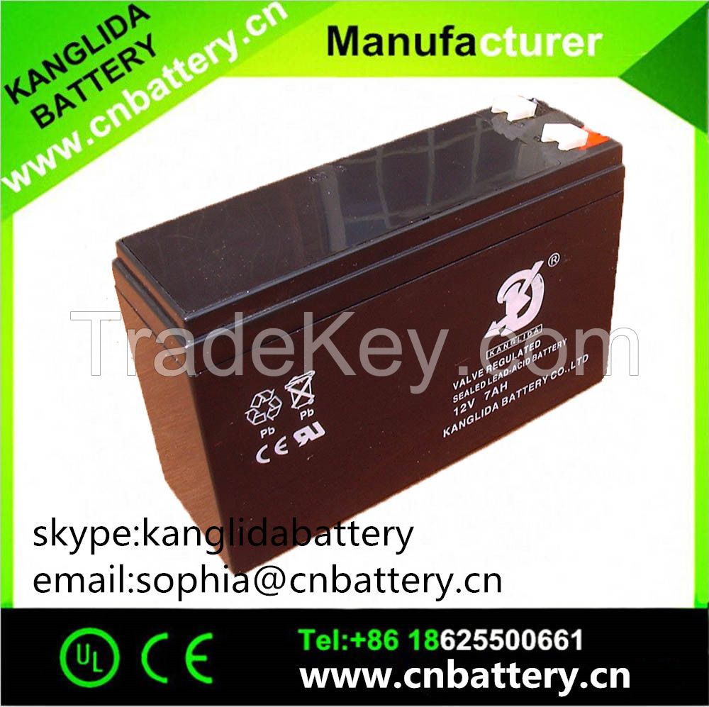 12v7ah children toys car battery , ups battery made in china