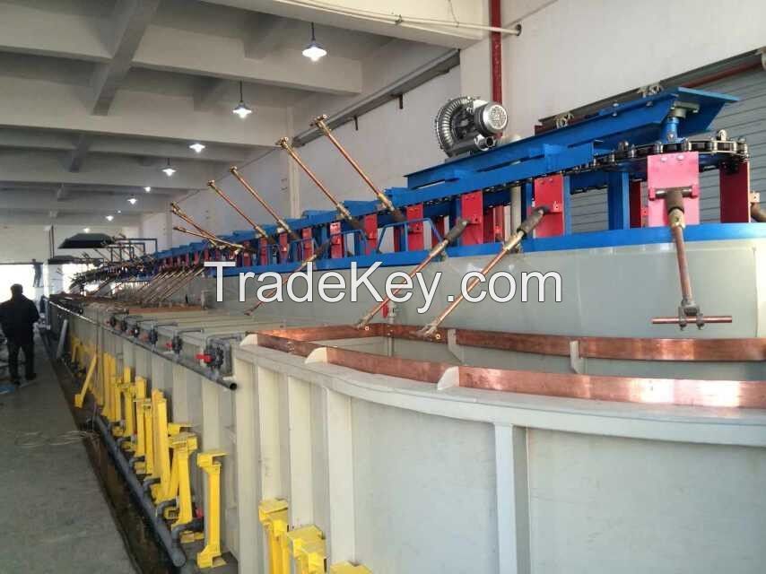 Fishing Type Automatic-rack Plating Production Line.climbing Plating Production Line