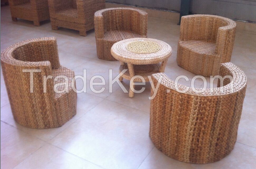 banana leaf woven furniture set 