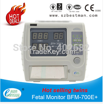 LED 1MHz Portable Maternal/Fetal Monitor Rechargeable Medic