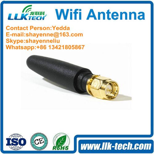 Mini SMA Wifi 2.4G Network Antenna With SMA Straight or Right Angle