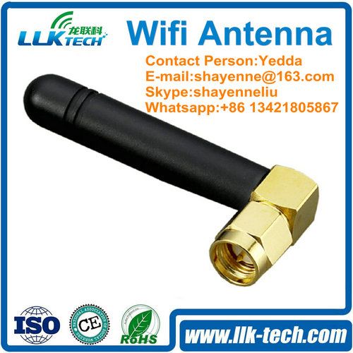 Mini SMA Wifi 2.4G Network Antenna With SMA Straight or Right Angle