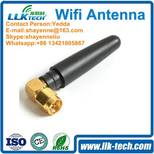 Mini SMA Wifi 2.4G Network Antenna With SMA Straight or Right Angle