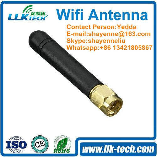 Mini SMA Wifi 2.4G Network Antenna With SMA Straight or Right Angle