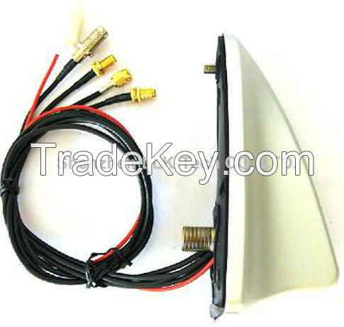 Patent Product 4 in 1/Four in One Shark Fin Antenna For Car