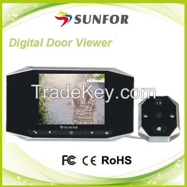 2016 motion detection wireless digital door viewer for home
