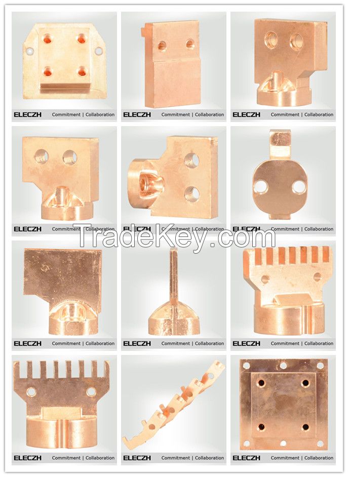 Copper Machined Forging Part/CNC