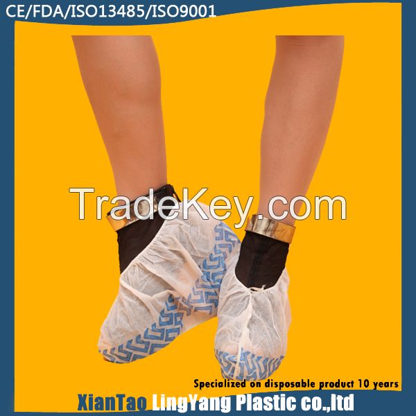 Non woven non skid shoe cover