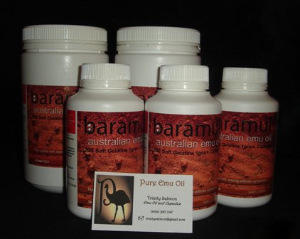 Baramul 100 Emu Capsules - BOTTLED CAPSULES