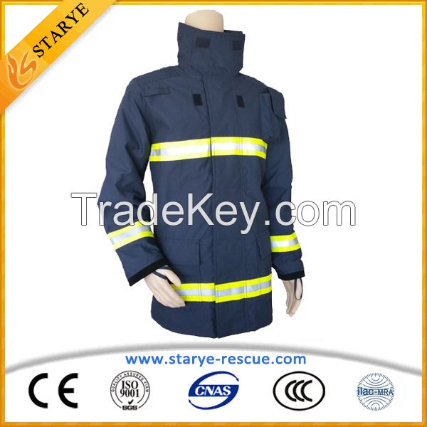 EN 469 IIIA Water Proof Kevlar Fire Fighting Suit