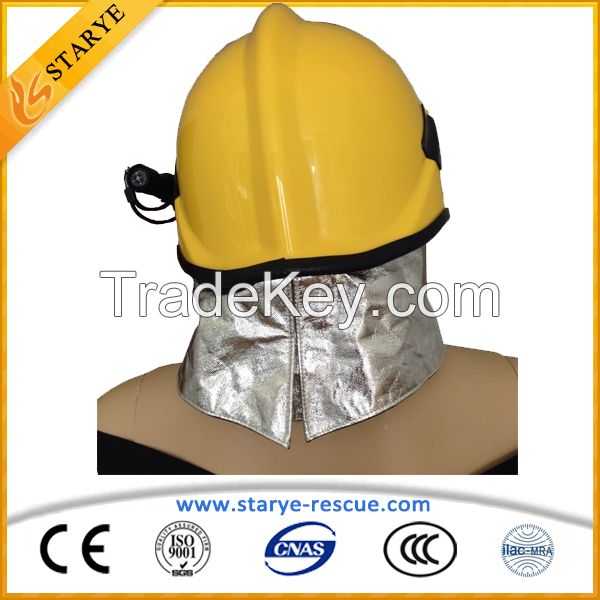 Inflame Retardant European Type Firefighting Helmet