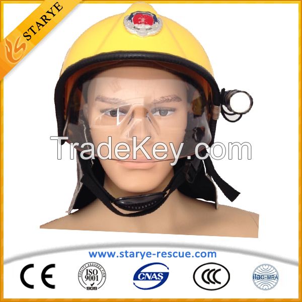 Inflame Retardant European Type Firefighting Helmet