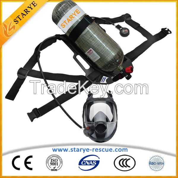 Personal Protective Equipment Of Carbon Fiber Gas Cylinder SCBA