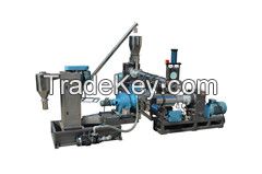 Two stage single screw extruder, power-saving with cheap price