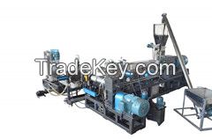 Two stage single screw extruder, power-saving with cheap price