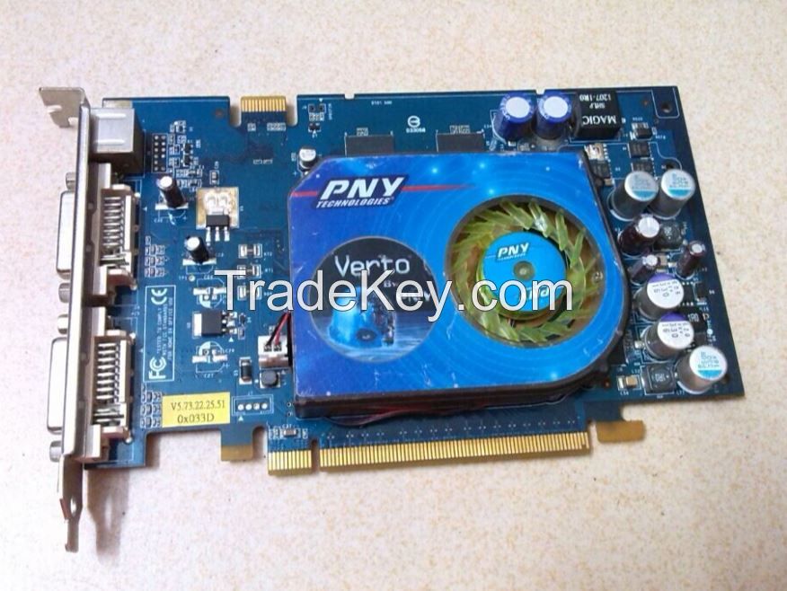 Original Blue Version Graphics Video Card 7600GT DirectX 9 256MB 128-Bit GDDR3 PCI Express x16 SLI Support IU22/IE33 P/N: 453561270341