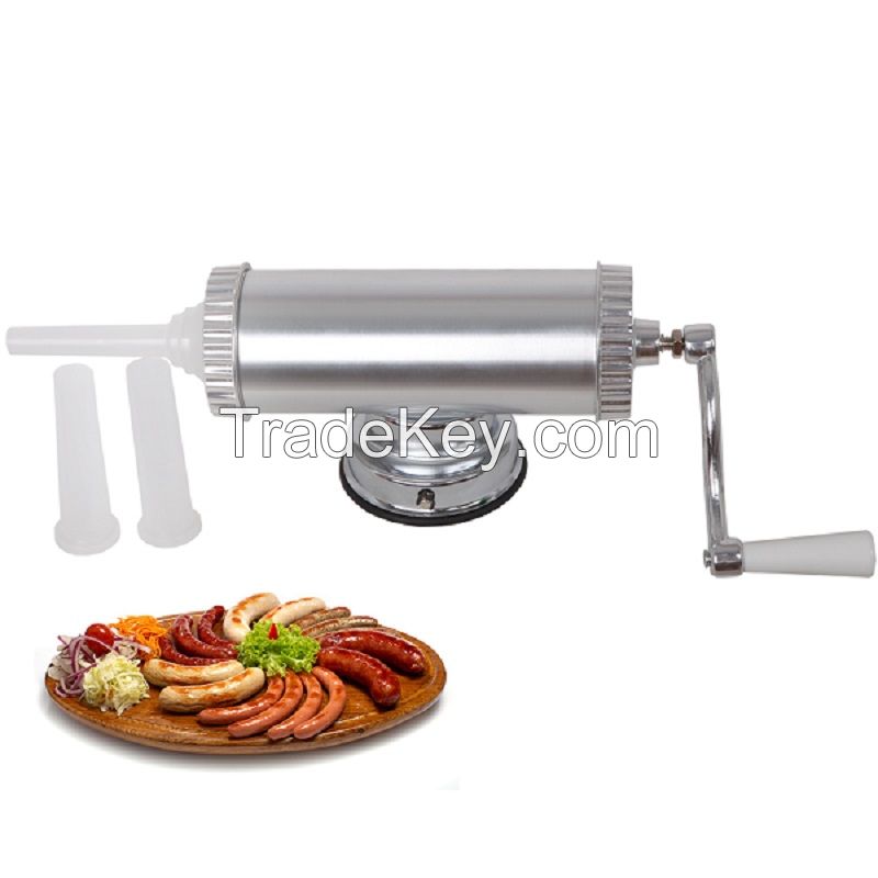 2lbs Aluminum Alloy Hand Operated Lfgb Sausage Maker With Suction Base For Home Use (yg-2002) 