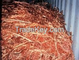 We supply 99.9%copper scrap Milberry 