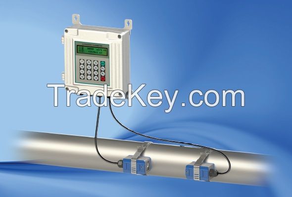 TUF-2000SW clamp on type wall mounted ultrasonic flow meter