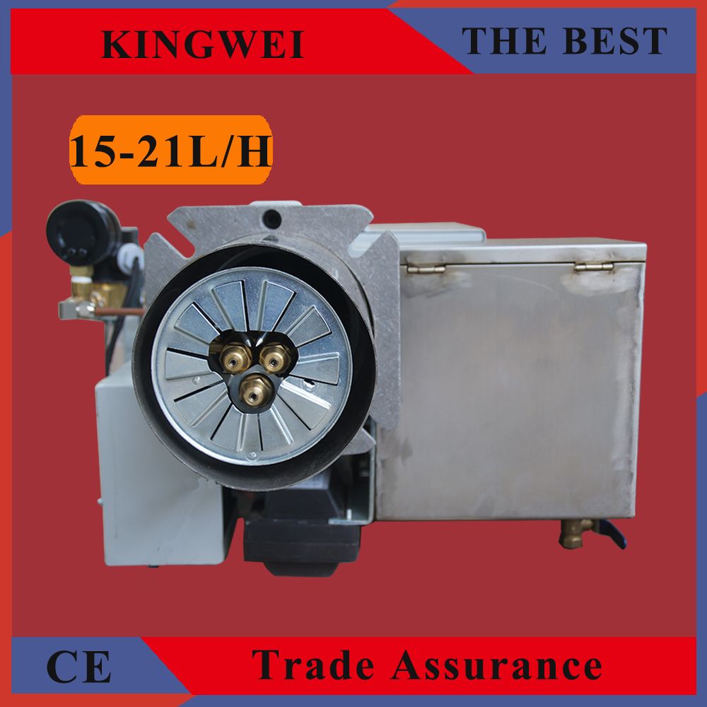 kingwei brand factory one package service kv-30 waste oil burner/stove