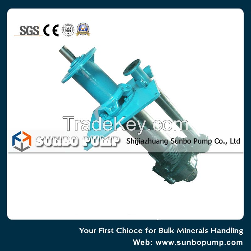 Rubber Lined Vertical Spindle Slurry pump, Sump Pump, Submersible Pump