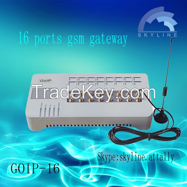 1/4/8/16 ports GoIP support IMEI change gsm voip gateway 