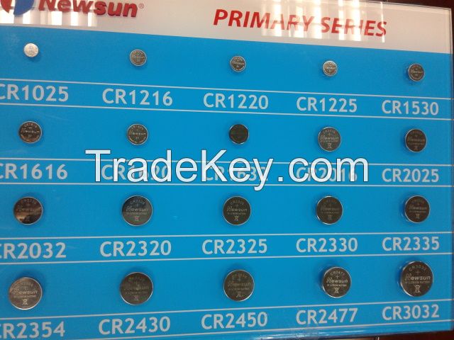 Lithium-Manganese Dioxide Button / Coin Cell (CR),