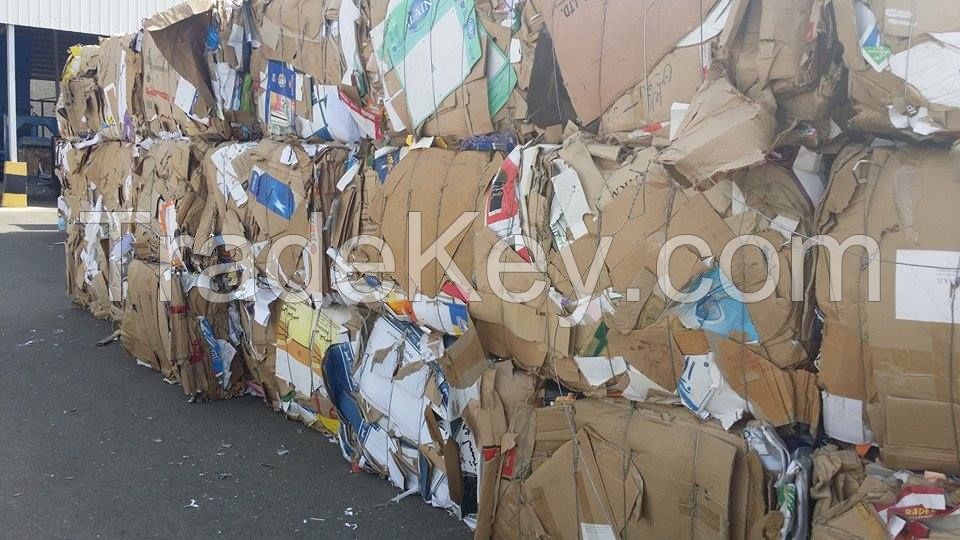 HDPE Mixed , HDPE milk bottles , PET scrap , OCC paper