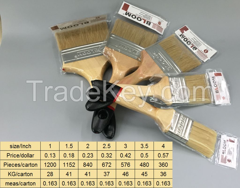 paint brush &amp;paint brush with woden handle 1inch 1.5inch 2inch 2.5inch 3inch 3.5inch 4inch