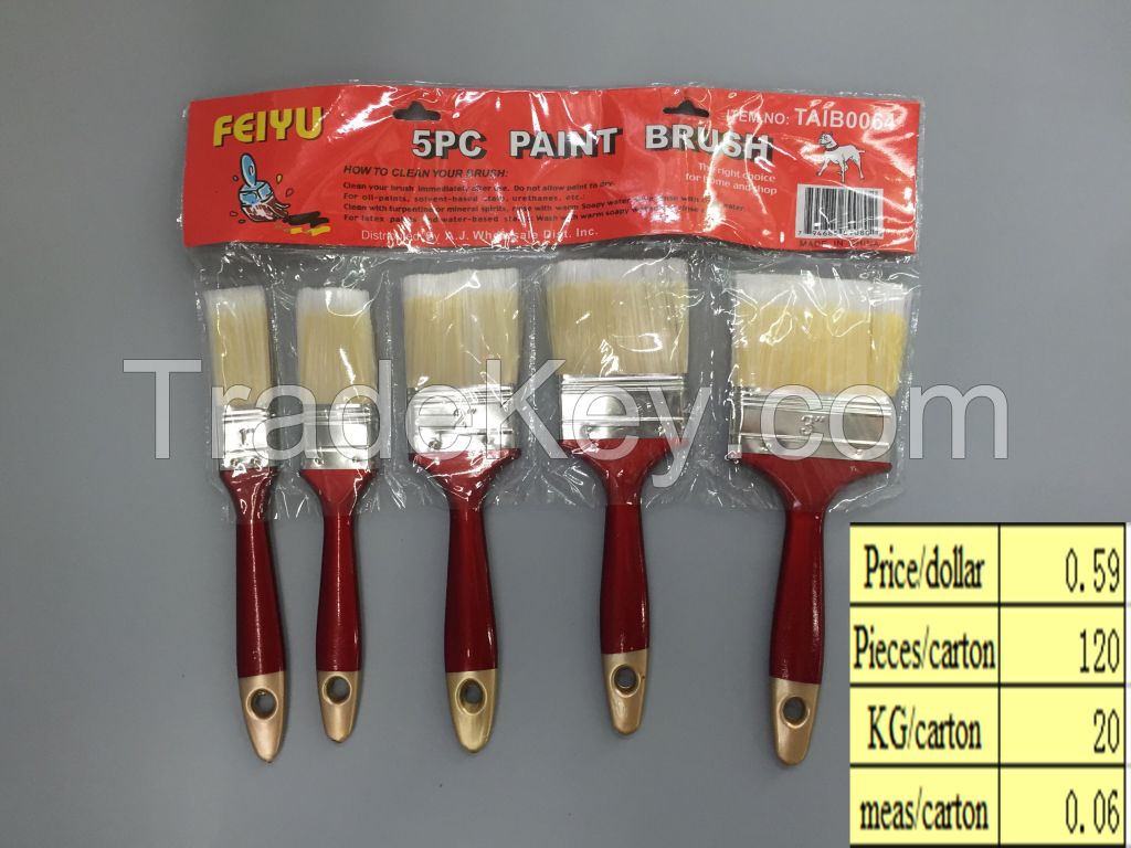 5PC PAINT BRUSH &amp; 5PC PAINT BRUSH 1inch, 1.5inch, 2inch, 2.5inch, 3inch