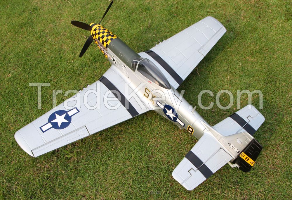 Remote control toys 750MM warbirds series RC airplanes P51D Mustang aircraft moel