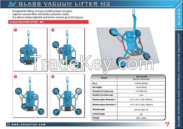 Ausavina GLASS VACUUM LIFTER M3