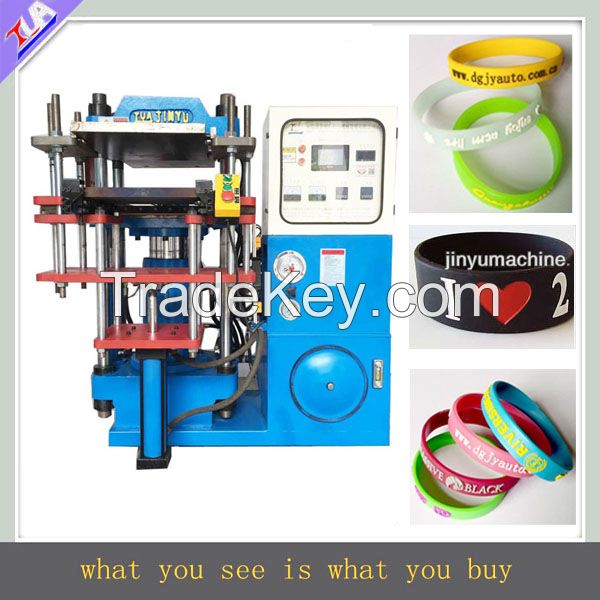 China manufacture silicone wristband  molding machine 
