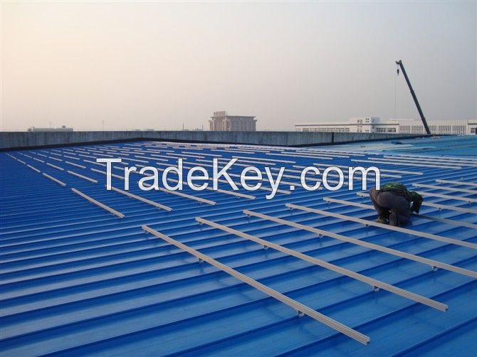 color steel tile pv roof solar bracket system