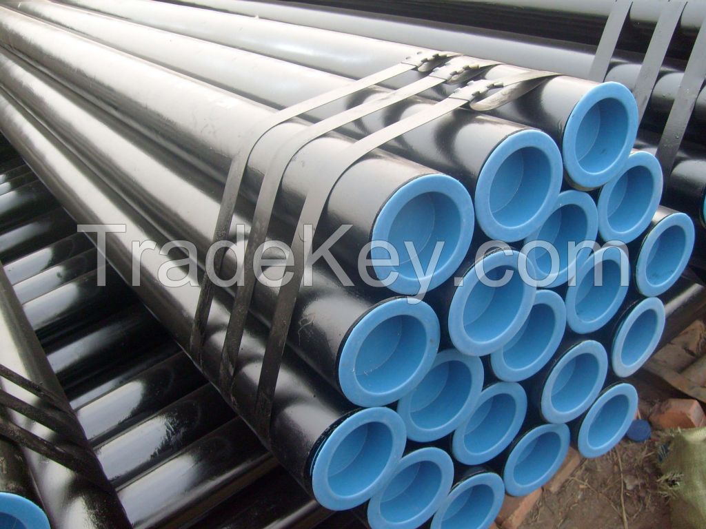 Seamless carbon steel pipe for liquid and petroleum