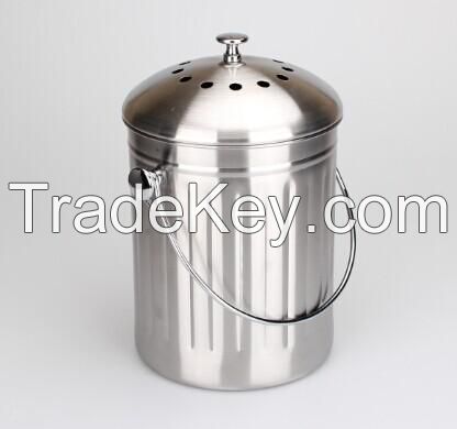 stainless steel compost pail manufacturer