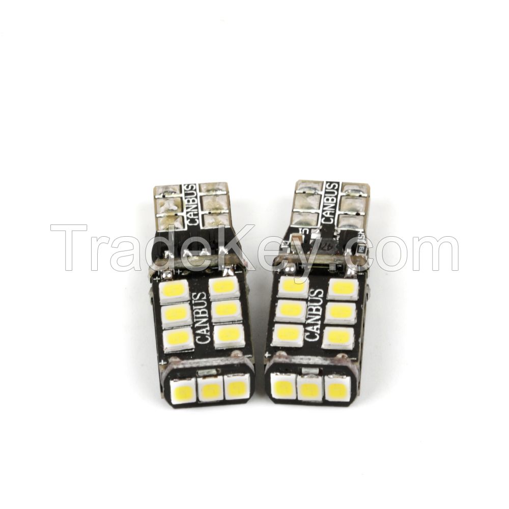 CE Certification and led light Type T10 W5W 15 LED 12v led auto bulbs