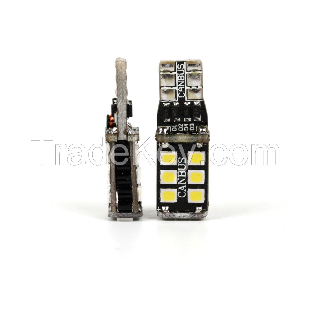CE Certification and led light Type T10 W5W 15 LED 12v led auto bulbs