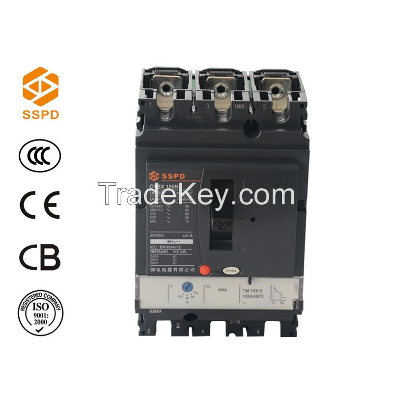 CNSX100N 3P 100A MCCB moulded case circuit breaker