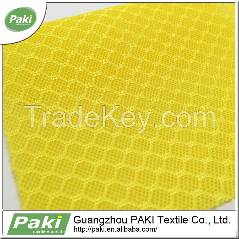 Honeycomb 3d Spacer Polyester Mesh Fabric For Mesh Shoes