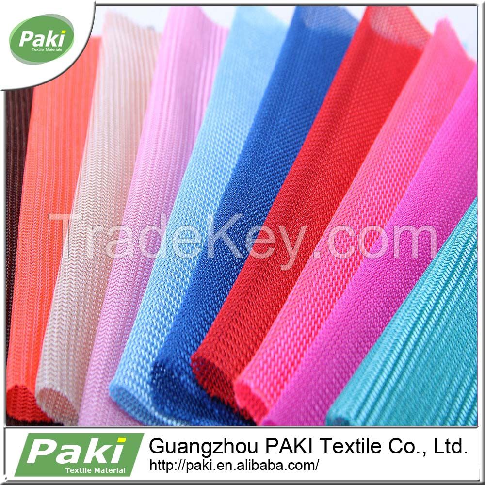 Fluorescence 100% Polyester Mesh Fabric Soft For Backpack Pocket And Lining