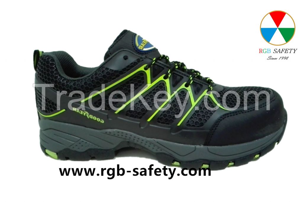 New KPU Upper S1P Lightweight Safety Trainer Shoes for Men SF-084