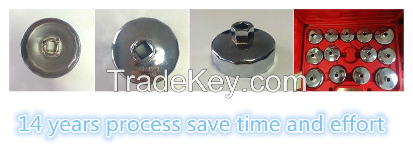 1/2" cup type oil filter wrench set