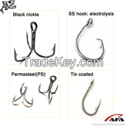 Nickel Golden Electrolysis PS Tin Coated Fishing Hook