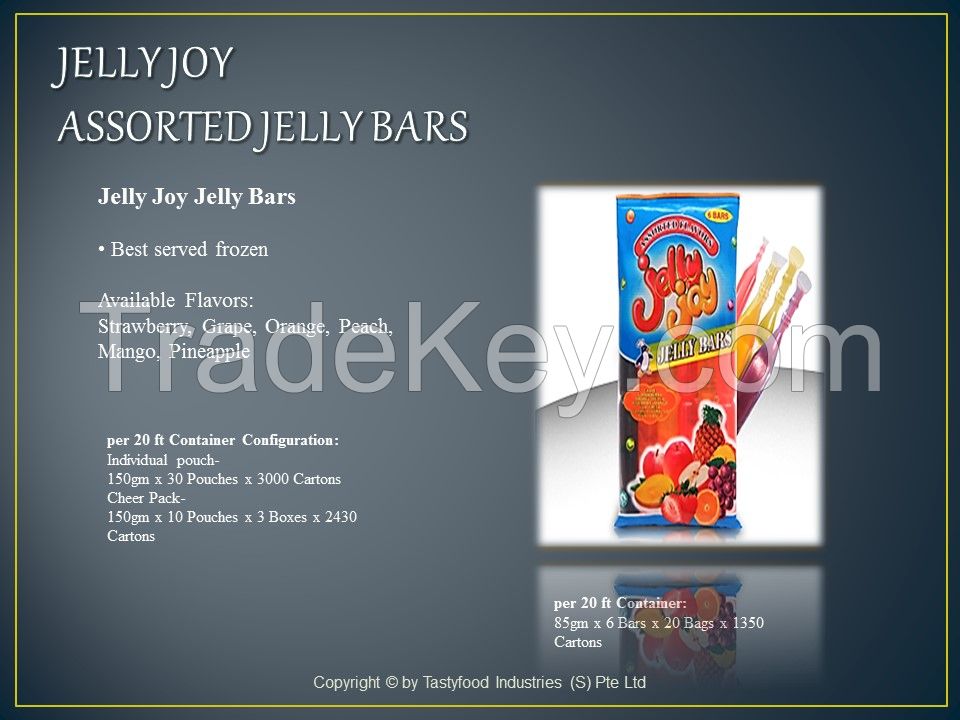 Jelly Joy Jelly Juice Drinks/Jelly Sticks/Jelly Bars