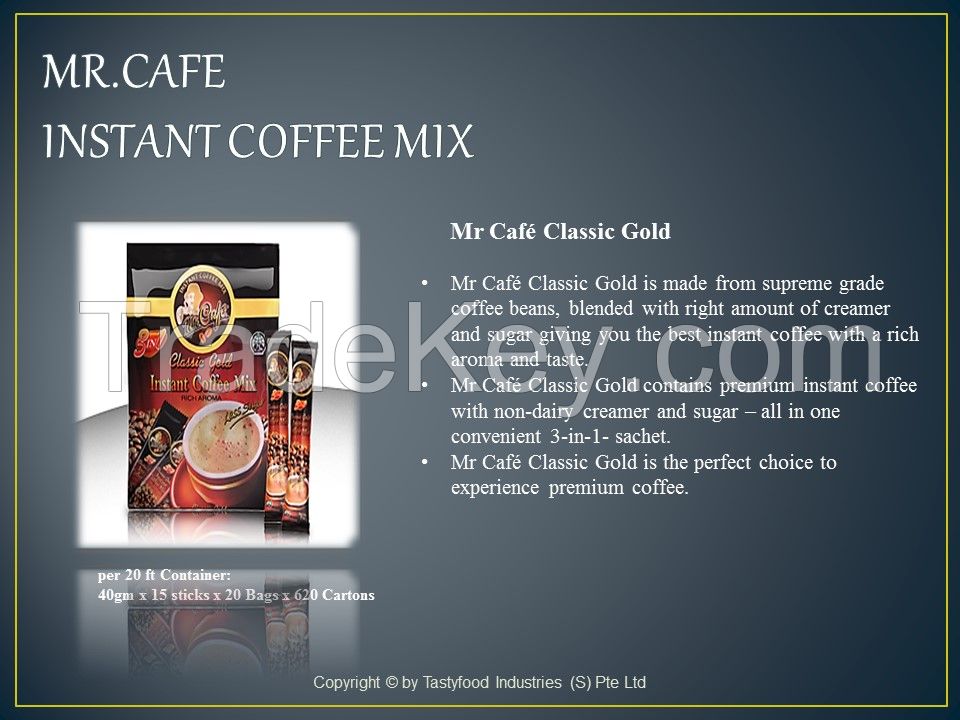 Mr. Cafe Instant Coffee