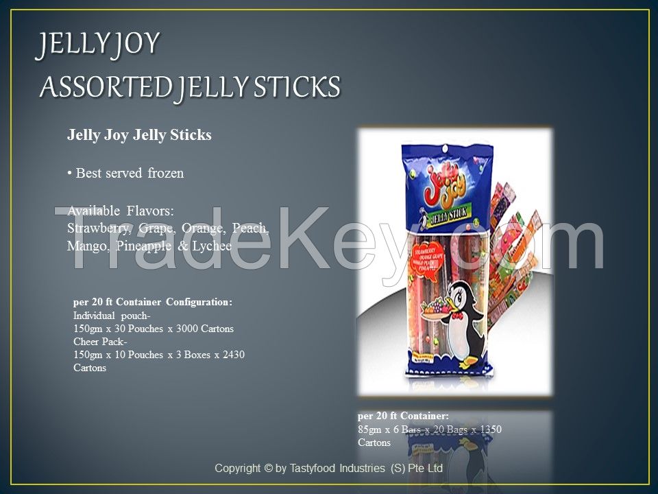 Assorted Jelly Sticks