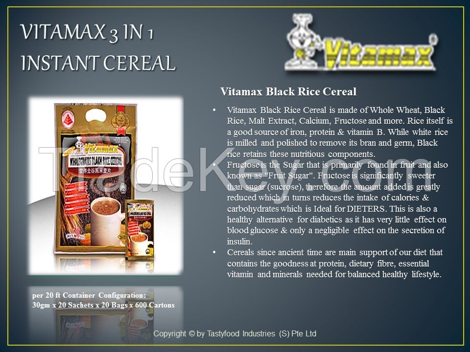Vitamax Instant Cereal
