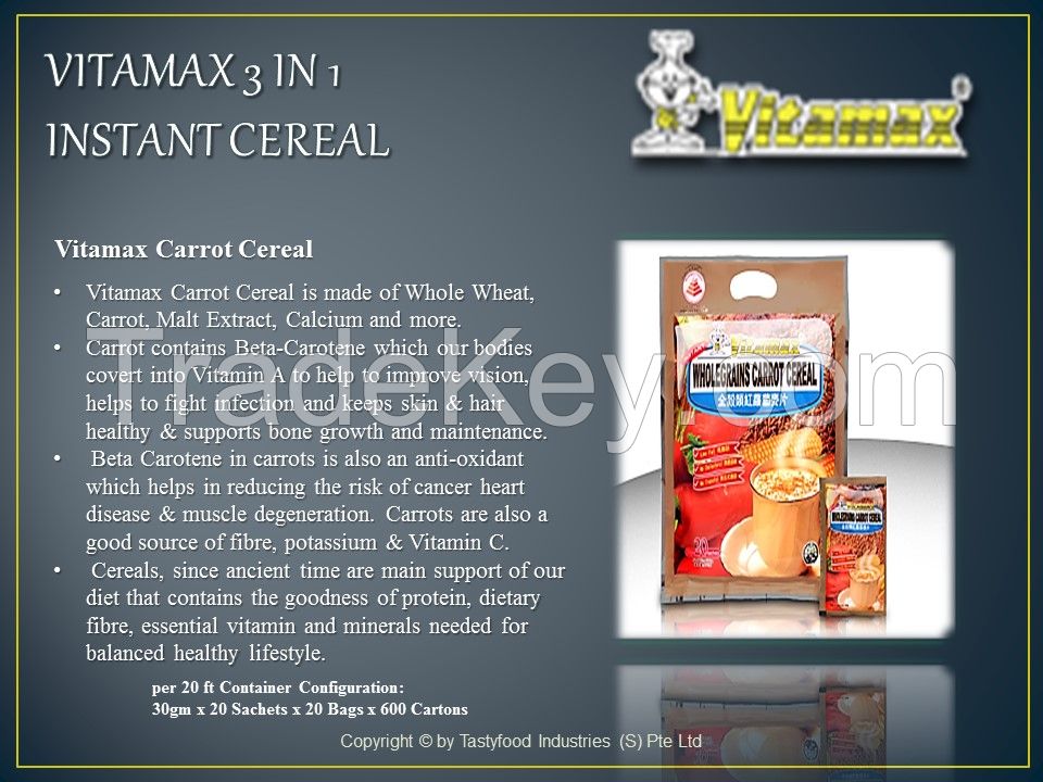 Vitamax Instant Cereal